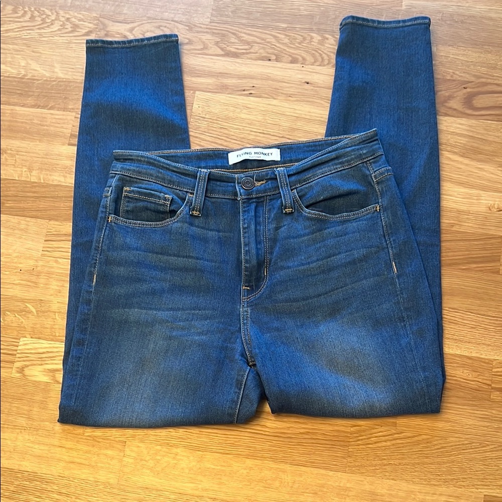 Flying Monkey Blue Skinny Jeans Classic Denim